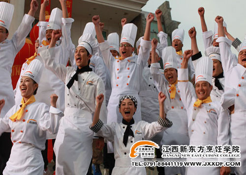 廚師曬工作顯幸福