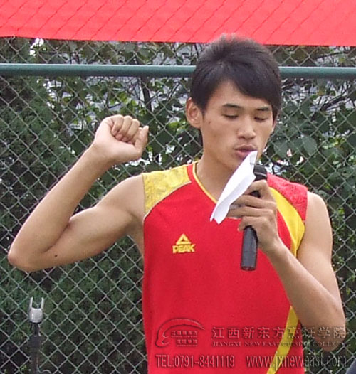 參賽選手代表宣誓